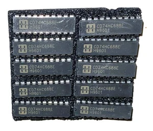 5x 74HC688 ST Micro Harris Semiconductor CD74HC688E COMPARATOR EQUALITY 20-Dip - Picture 1 of 2