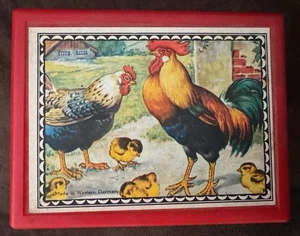 Vintage Tier Holz Block Puzzle Made In Western Germany - Bild 1 von 4