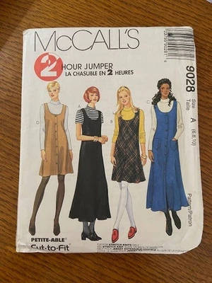 McCall's 9028 Jumper Uncut Misses Size A (6-10) - Image 1 of 2