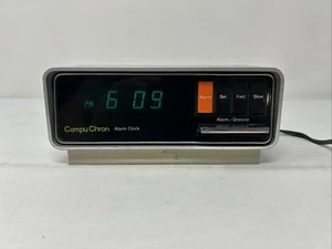 Compu Chron 5920 Vintage Digital Alarm Clock - Picture 1 of 6