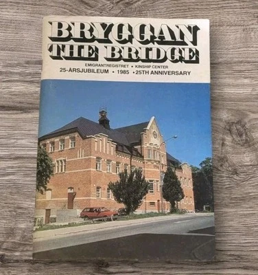 1985 Bryggan Pamphlet Swedish The Bridge Kinship Center 25th Anniversary Sweden  - Image 1 of 4