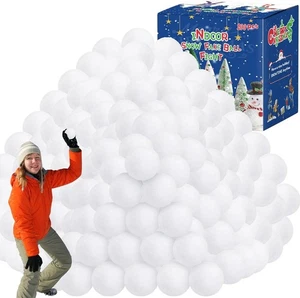 200 Pack Snow Balls for Kids Indoor, Soft Plush Snow Ball Fight Set, 200 PCS - Picture 1 of 7