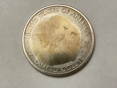 2002 d Indiana quarter mint strike error arvada - Image 1 of 2