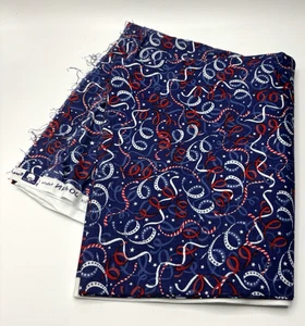 JoAnns Red White Blue Patriotic Cotton Quilting Fabric Aprox. 2 Yds - Picture 1 of 4