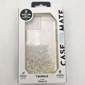 Case Mate Stardust Twinkle Ombre Case iPhone 13 Clear Drop Protector Flexible Ne - Picture 1 of 6