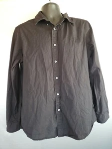 Michael Kors Mens Long Sleeve Black Classic Fit Button-up Shirt Size Large - Picture 1 of 6
