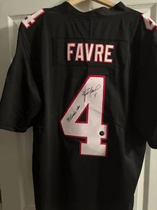 BRETT FAVRE AUTHENTICATED AUTOGRAPH ROOKIE FALCONS AUTHENTIC NFL JERSEY - Picture 1 of 9