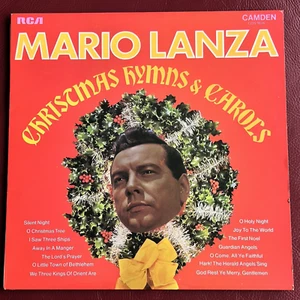 Mario Lanza Christmas Hymns and Carols 12" Vinyl LP Record RCA 1969 - Picture 1 of 8