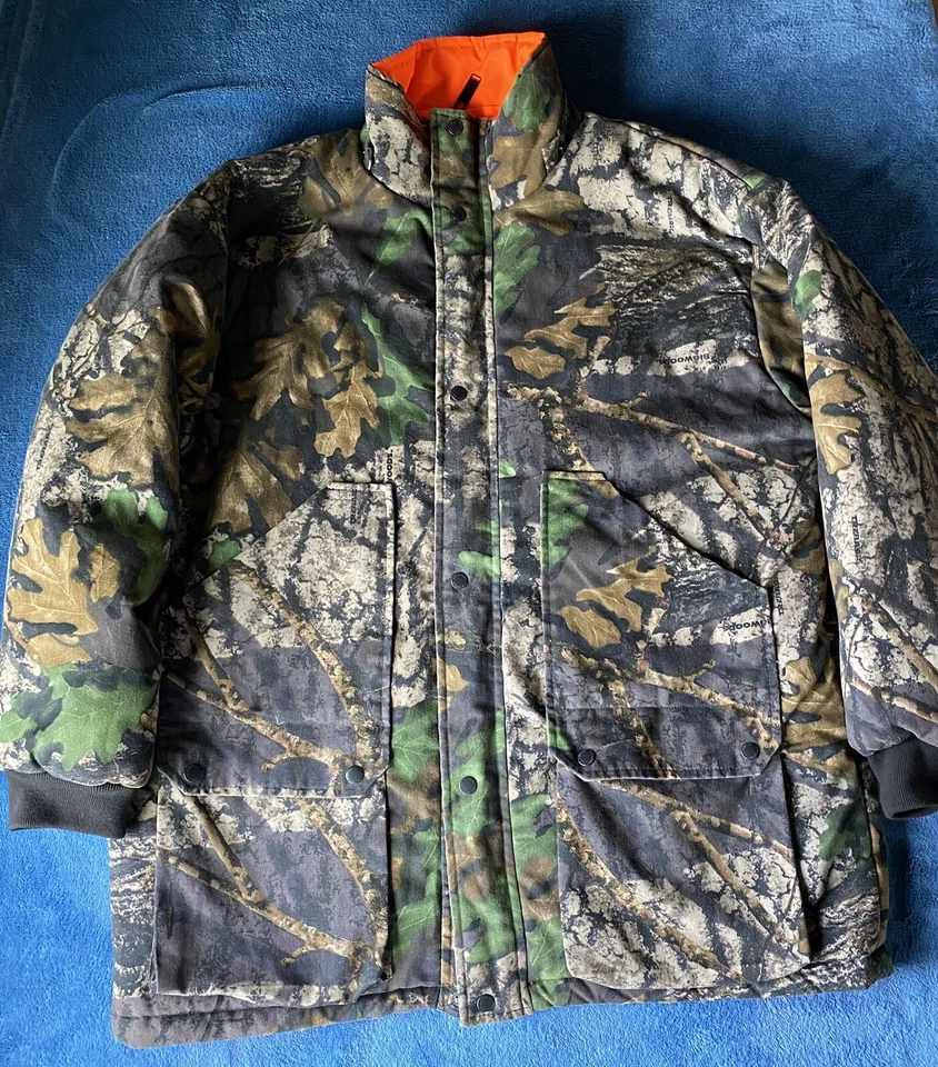 Chaqueta reversible Northwest Territory BIGWOODS camuflada naranja para hombre talla XL Foto 1 de 4
