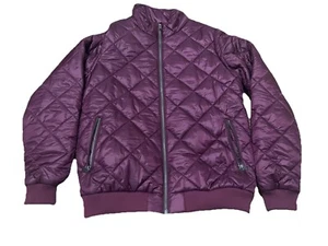 NWT Patagonia Women’s Purple Plum Bomber Jacket Size Medium - Picture 1 of 7