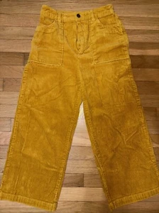 Women Cropped Wide Leg Corduroy Brown Gold High Waist Cargo Small Forever 21 - Picture 1 of 6