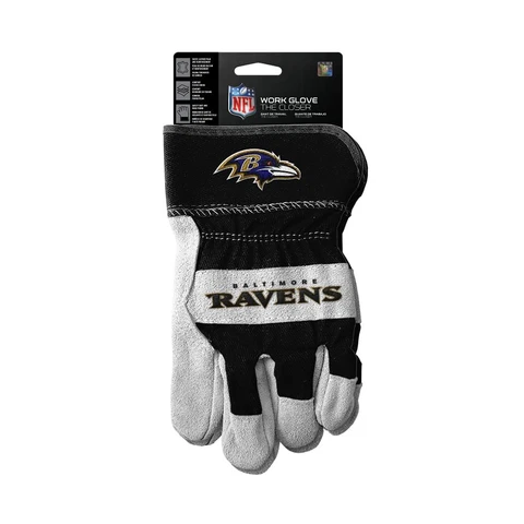 Baltimore Ravens Gloves Work Style The Closer Design Cover