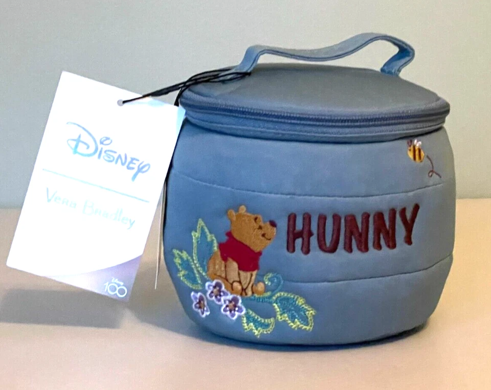 Vera Bradley Winnie the Pooh Cosmetic Women Top Handle Bag - Blue (38104-16494)