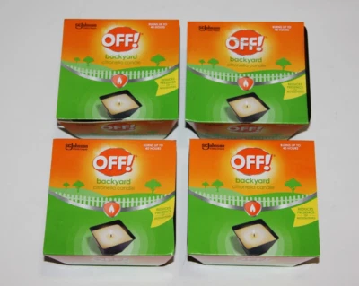 LOT (4) OFF! BACKYARD CITRONELLA CANDLE SCENTED BUCKET WICK CANDLE - Image 1 of 2