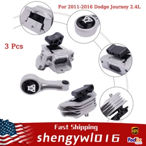 3Pcs/Set Fits Dodge Journey 2.4L 2011-2017 Engine Motor & Trans Mount Mounting - Bild 1 von 14