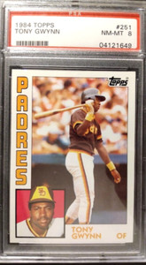 1984 Topps #251 Tony Gwynn S.D. Padres PSA 8 NM-MT