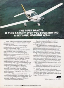 1978 Piper Dakota Aircraft annuncio 12/16/2023b - Foto 1 di 1