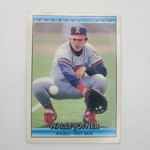 1992 Donruss #333 Wally Joyner Los Angeles Angels First Base Vintage Baseball - Picture 1 of 2
