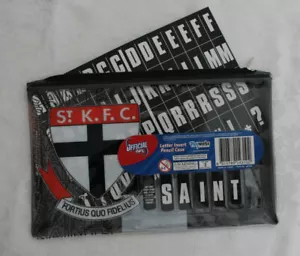AFL PENCIL CASE ST KILDA SAINTS GIFT BACK TO SCHOOL - BRAND NEW - Picture 1 of 1