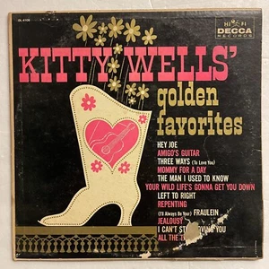 Kitty Wells – Golden Favorites Vinyl, LP 1961 Decca – DL 4108 - Picture 1 of 4