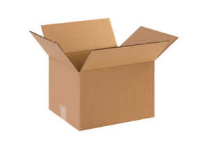 Pick! 25-100 Kraft Cardboard Box 12x10x8 Mailing Packing Shipping Corrugated Box