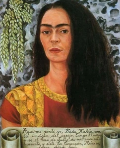Impresión o lienzo - Autorretrato con cabello suelto, 1947 por Frida Kahlo - Imagen 1 de 1