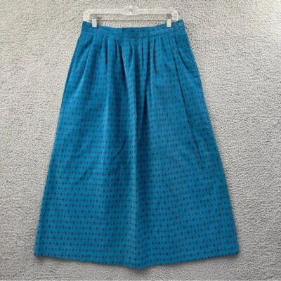 Maxi Falda Plisada Vintage Sweetbriar Pana Línea A Azteca Suroeste Mujer 14 Foto 1 de 4