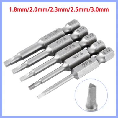 5Pcs Magnetic Steel Triangle Head Screwdriver Bit 50mm S2 Steel 1/4" Hex Shank - Image 1 of 4