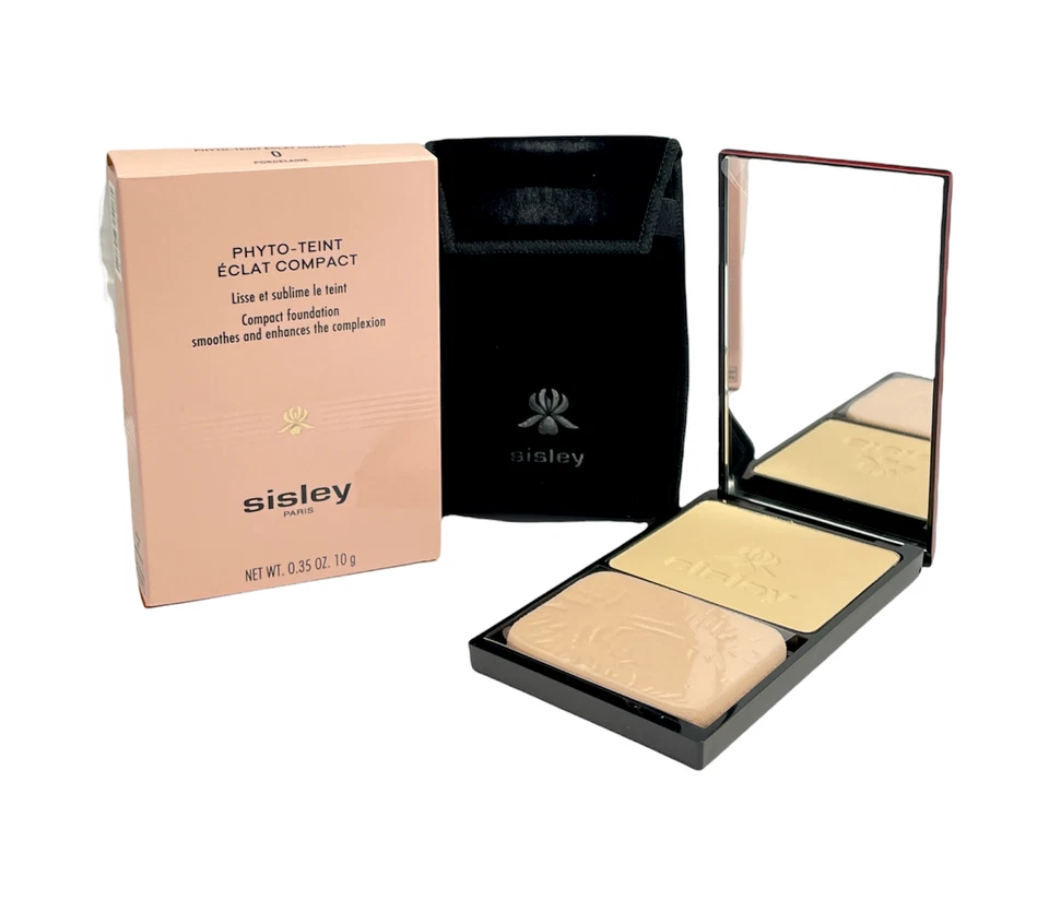 Sisley Phyto-Teint Eclat Compact Foundation 0 Porcelaine NEW IN BOX - Image 1 of 1