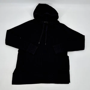 ATHLETA DAMEN SCHWARZ LANGARM YOGI HIGH LOW HOODIE SWEATSHIRT Medium - Bild 1 von 2