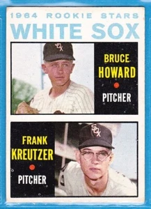 1964 Topps - 1964 Rookie Stars #107 Bruce Howard, Frank Kreutzer (RC) - Picture 1 of 2