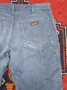 Patagonia Iron Forge Pants Men's 38X31 Blue Canvas Climbing Workwear Pants READ - Picture 1 of 9