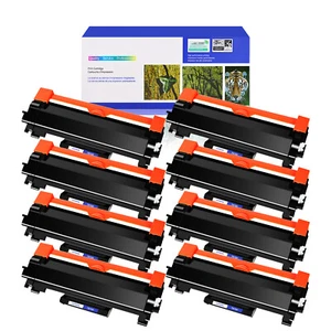8PK TN760 Black Toner High Yield w/New Chip for the Brother MFC-L2710DW L2730DW - Afbeelding 1 van 24
