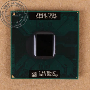Intel Core Duo T2500 - 2 GHz (LF80539GF0412M) processore CPU SL8VP SL9EH 667 MHz - Foto 1 di 1