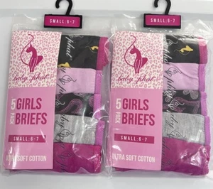 Baby Phat Girls Brief Underwear Ultra Soft Cotton 10 Pack Size Small (6-7) - Picture 1 of 5