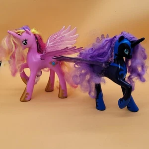 My Little Pony Talking Nightmare Moon & Princess Cadence Hasbro 2013 y 2011 - Imagen 1 de 9