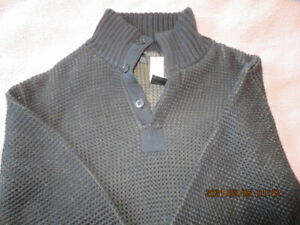 DKNY Heavy Winter Sweater 100% Cotton FOR MEN BUT WOULD LOOK FANTAS ON WOMAN NWT