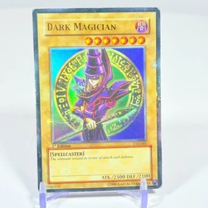YUGIOH Super Rare Dark Magician SYE-001 1st Edition Play Worn - Picture 1 of 6