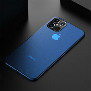 For iPhone 14 13 12 11 Pro Max Mini Slim 0.2MM Shockproof Matte Hard Case Cover