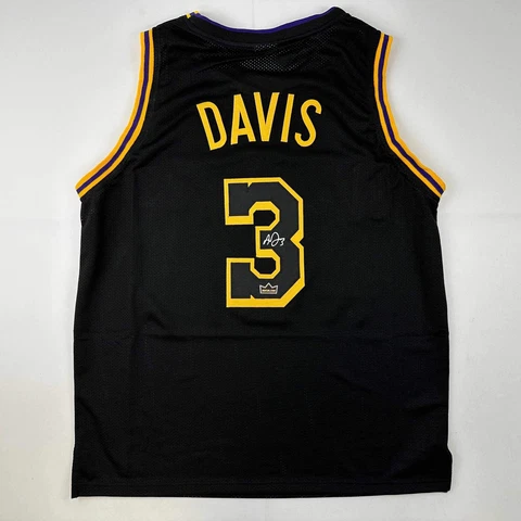 Facsimile Autographed Anthony Davis Los Angeles LA Black Mamba Reprint Jersey XL Cover