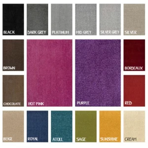 SAMPLE - DALTON Quality Hard Wearing Domestic Twist Plain Budget Cheap Carpet - Picture 1 of 19