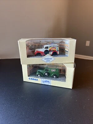 CORGI Lote de 2 Vehículos Clásicos Gas #96866 y Jabón Luz Solar #96863 1993 Mattel Reino Unido Foto 1 de 4