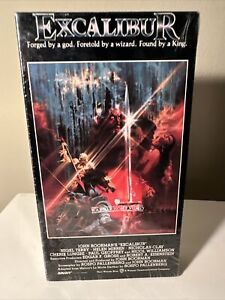 Excalibur VHS (1988) SEALED WATERMARK WB TAPE