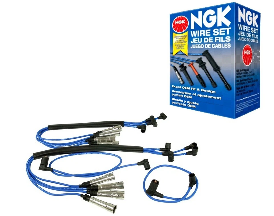 NGK 点火线套装适用于 1984 - 1985 MERCEDES-BENZ 380SE V8-3.8L 发动机 — 第 1/4 张图片