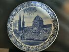 Vintage Delft Blauw (Blue) Chemkefa Wall Plate - St. Peter's Church