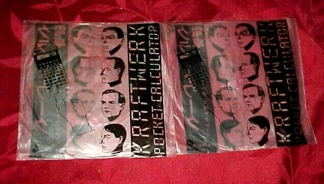 KRAFTWERK 2 - Empty Plastic "Pocket Calculator" 45-RPM Picture Sleeves 1983 - Image 1 of 1