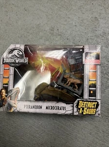 Jurassic World Pteranodon Microceratus Destruct-A-Saurs Mattel Park 2018 Dino - Picture 1 of 2