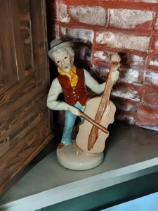 Vintage Cello Player Pircelein Figurine - Picture 1 of 9