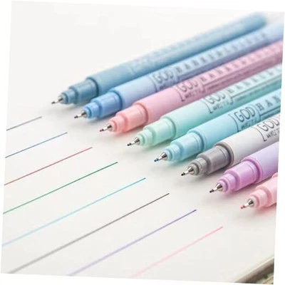 Bolígrafos delineadores de colores, bolígrafos de punta fina de 0,38 mm, bolígrafo de punta fina de 8 colores, Biblia  Foto 1 de 4