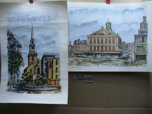Frank Keenan Watercolors, Sold Separately - Picture 1 of 13